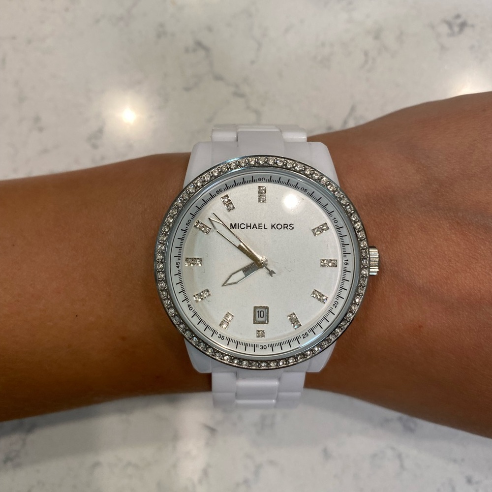 White Michael Kors Watch